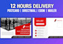 design professional postcard, eddm, direct mail or real estate postcard